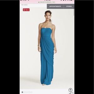 David’s Bridal Gown in Marine